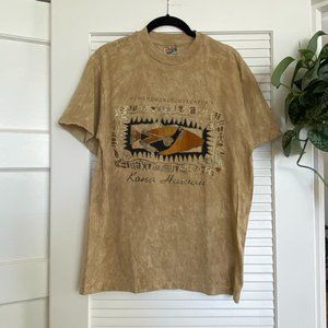 Vintage Tie Dye Fish Hawaii Shirt